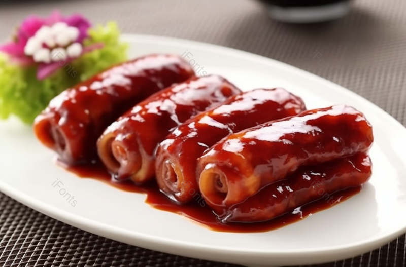 红烧肠头中国美食餐饮摄影图,高清,摄影图,摄影图片,图片大全,摄影图免费下载
